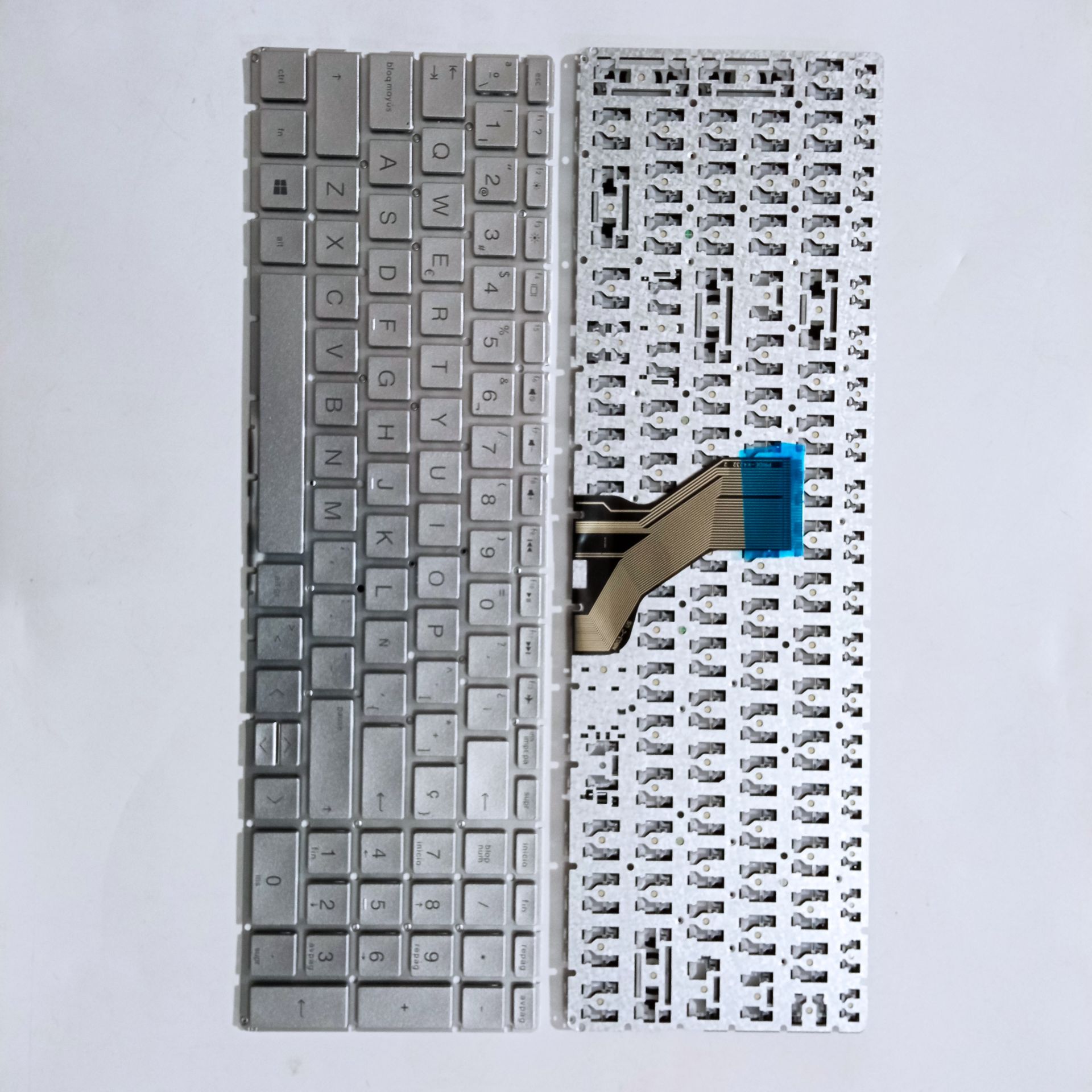 Picture of New Replacement Laptop Keyboard For HP 15-DA/15-CX small carriage return/15-DK/15-CN/15-CR/15-CS/15-DB SILVER (OEM) SP Layout